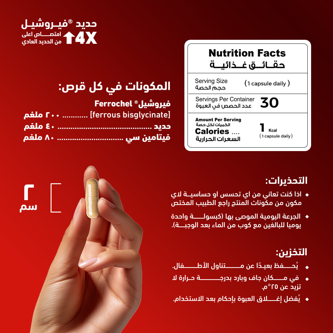 سينسيلاب حديد - 30 كبسولة