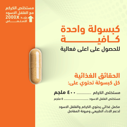 هوليستا كركم 400 مجم 60 كبسولة