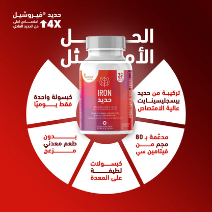 سينسيلاب حديد - 30 كبسولة