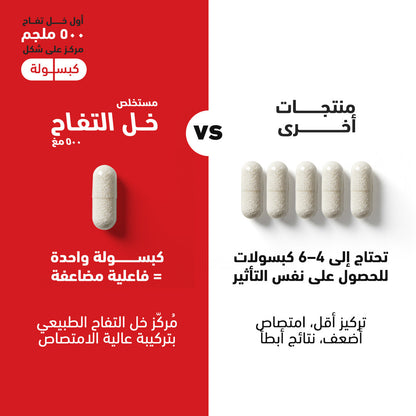 هوليستا خل تفاح 500 مج 120 كبسولة