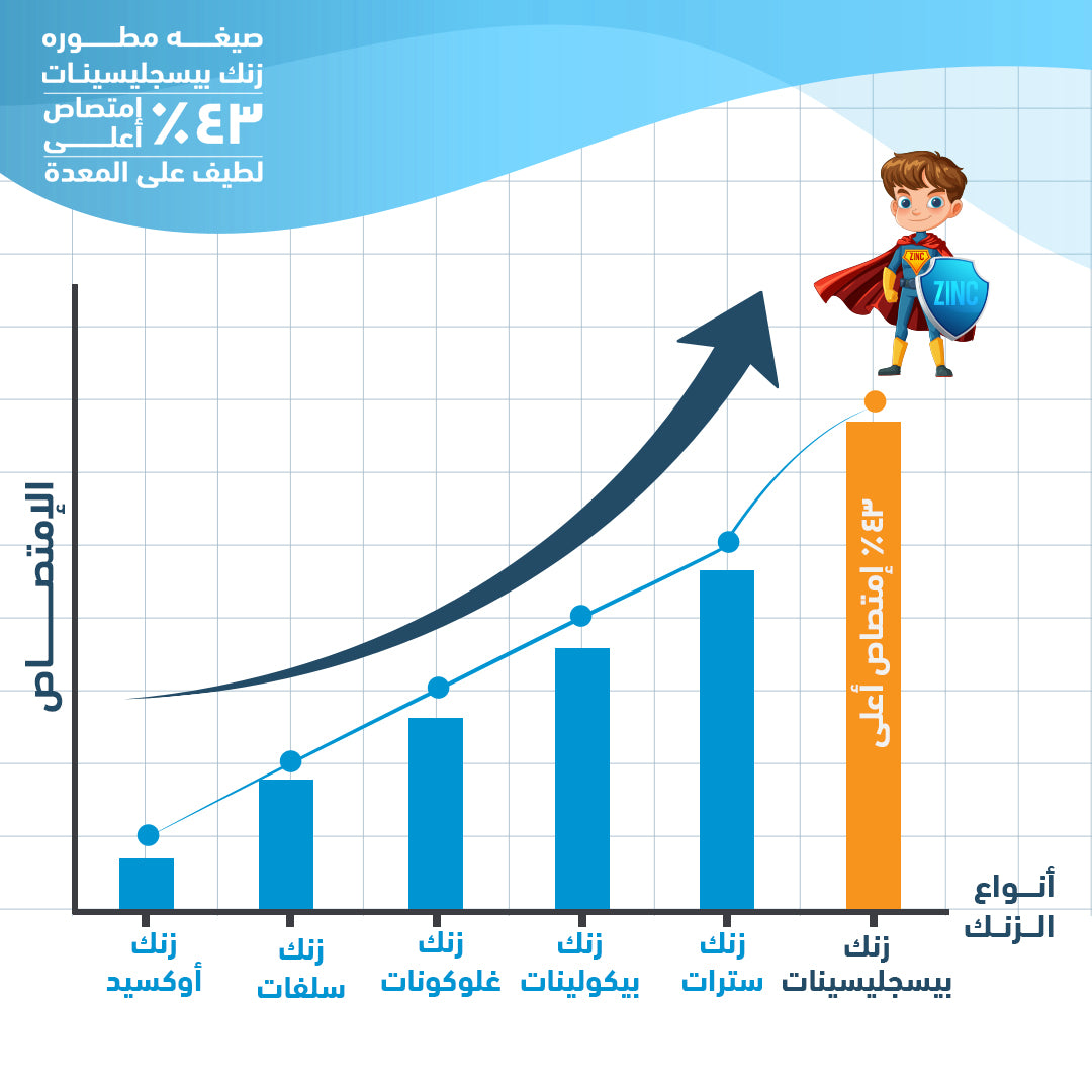 هوليستا زنك بيسجليسينات 50 ملغم – 90 كبسولة