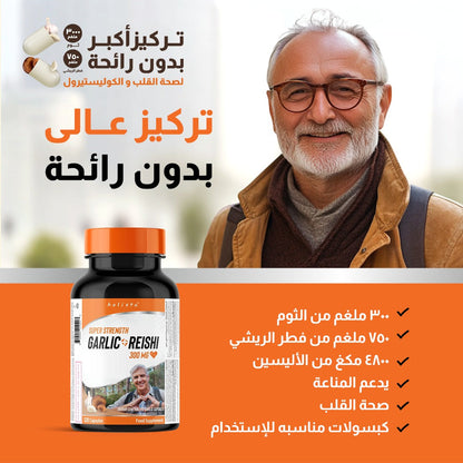 هوليستا جارليك & ريشي ٣٠٠ ملغ ١٢٠ كبسولة