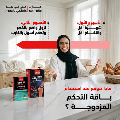باقة التحكم المزدوجة – التحكم بالكاربوهيدرات و الشهية