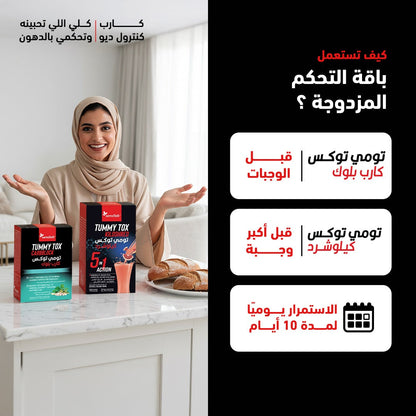باقة التحكم المزدوجة – التحكم بالكاربوهيدرات و الشهية